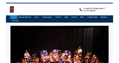 Desktop Screenshot of kirtonband.co.uk